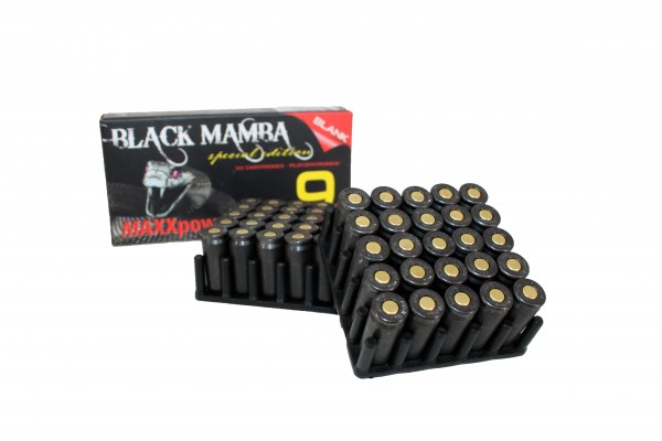 Platzpatronen Maxx Power Black Mamba 9 mm P.A.K. - 50 Schuss